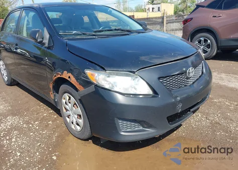 2009 Toyota Corolla Le из США, поврежденный, VIN 2T1BU40E39C147688